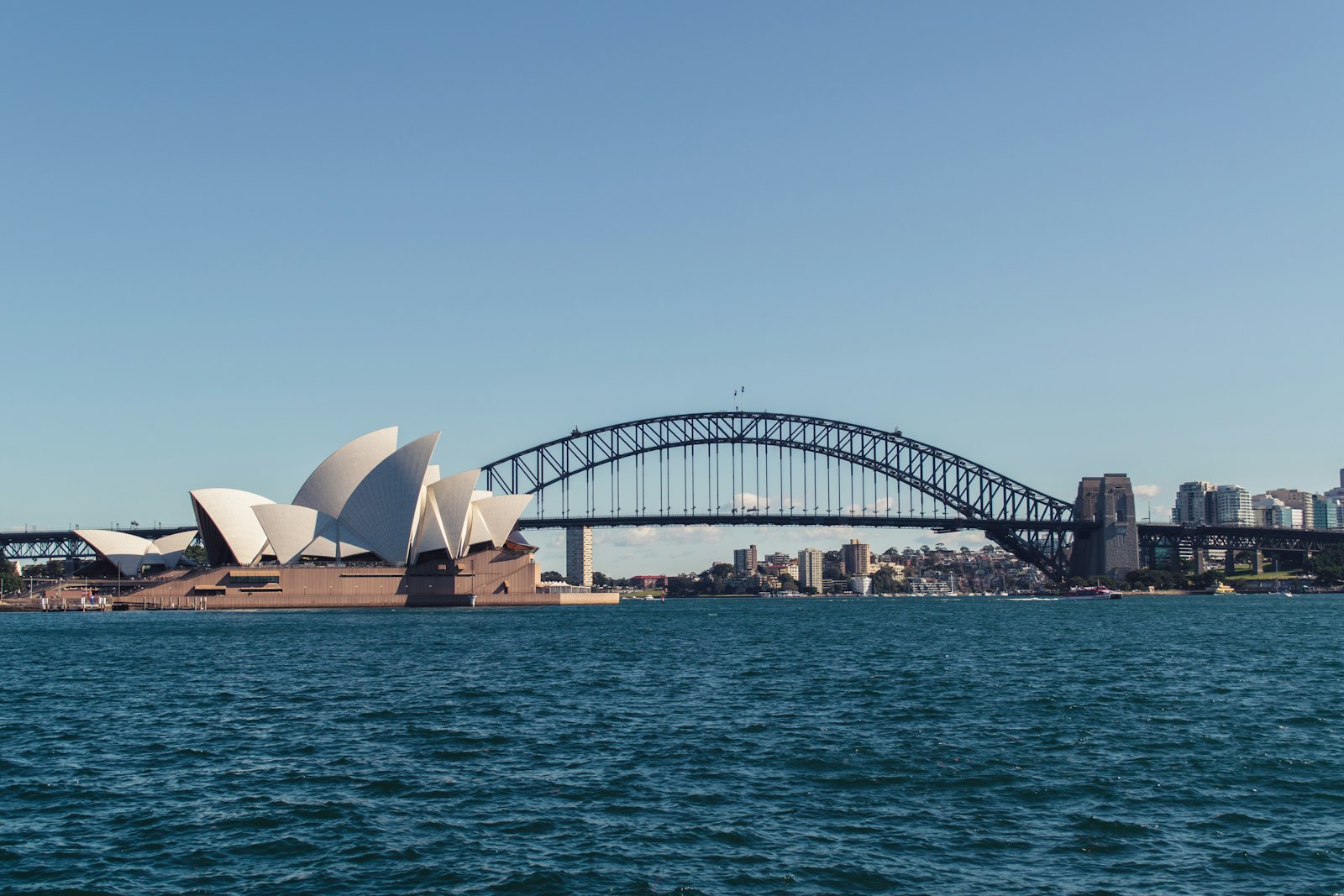 Sydney Harbour scene near Neutral Bay — the Lower North Shore apartment strip where most of our Neutral Bay moves run.